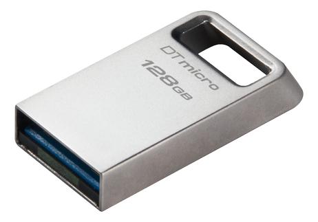 Kingston DataTraveler Micro - USB-flashstasjon - 128 GB (DTMC3G2/128GB)