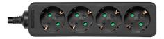 Deltaco GT-0420 - flerkoplingslist - 3680 watt