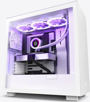 NZXT H7 Matte White Mid Tower Case (CM-H71BW-01)