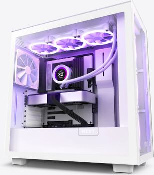 NZXT H7 Elite Matte White Mid Tower Case (CM-H71EW-01)