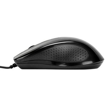 TARGUS Full-Size - Mouse - antimicrobial - optical - wired - USB - black (AMU81AMGL)