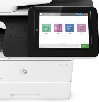 HP P LaserJet Enterprise MFP M528f - Multifunction printer - B/W - laser - Legal (216 x 356 mm) (original) - A4/Legal (media) - up to 43 ppm (copying) - up to 43 ppm (printing) - 650 sheets - 33.6 Kbps - (1PV65A#B19)