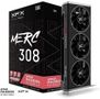 XFX Radeon RX 6650 XT MERC 308 BLACK RDNA2 Gaming GPU, 8GB GDDR6, PCie 4.0, opp til 2694MHz