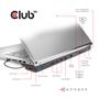 CLUB 3D USB 3.2 Gen1 Type C Triple Display Dynamic PD Charging Docking Station (CSV-1564W100)