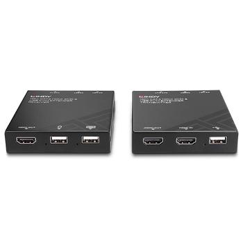 LINDY KVM Extender 120m Cat.6 HDMI 4K30 & USB (39381)
