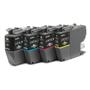 BROTHER LC421VAL 4pack Ink Cartridge up to 500 pages with DR Security Tag (LC421XLVALDR)