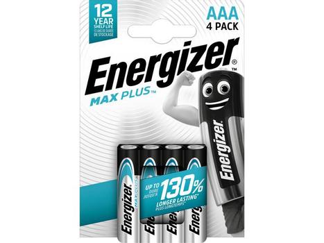 ENERGIZER Batteri ENERGIZER Max Plus AAA (4) (437461)