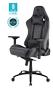 DELTACO GAMING DC440D Gaming chair in soft Alcantara fabric, 4D armrests, ergonomic, 5-point wheelbase, dark gray