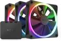 NZXT F120 RGB 120mm Black 3-pack & RGB Controller