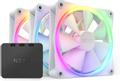 NZXT F120 RGB 120mm White 3-pack & RGB Controller