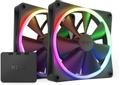 NZXT F140 RGB 140mm Black 2-pack & RGB Controller