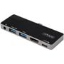 STARTECH StarTech.com USB-C to 4K 60Hz HDMI 2.0 100W Power Delivery Pass-Through Charging 3-Port USB 3.0 Hub