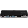 STARTECH USB C MULTIPORT ADAPTER 4K 60HZ 100W PD PASSTHROUGH - 3PORT USB ACCS (DKT30ICHPD)