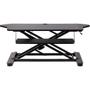 STARTECH Corner Sit Stand Desk Converter w/ Keyboard Tray - Height Adjustable Ergonomic Desktop Standing Workstation (ARMSTSCORNR)