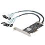 STARTECH SATA PCIe controller 8 port - 6Gbit/s SATA PCIe interface card - PCIe x4 Gen2 to SATA III - SATA HDD/SSD (8P6G-PCIE-SATA-CARD)