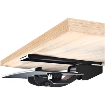 STARTECH Under Desk Keyboard Tray - Ergonomic Adjustable Computer Keyboard and Mouse Tray w/Mouse Pad - 10inch x 26inch (KBTRAYADJ2)