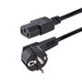 STARTECH 3m 10ft Computer Power Cord 18AWG EU Schuko to C13 10A 250V Black Replacement AC PC Power Cord TV/Monitor Power Cable