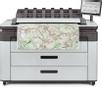 HP DesignJet XL 3600 36inch MFP colour ink-jet 914x8000mm 610x15000mm 914x1219mm Roll 91.4cmx200 m  0.33 min/page 1 roll LAN