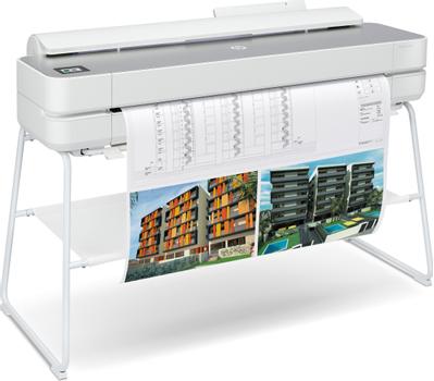 HP DesignJet Studio Steel Edition 36inch large-format printer colour ink-jet A0 ANSI D Roll 91.4cmx45.7 m 0.42 min/page USB LAN Wi-F (5HB14C#B19)