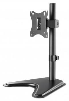 MANHATTAN MH Single Monitor Desktop Stand, Holds One 17" to 27" LED/LC (462037)