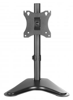 MANHATTAN MH Single Monitor Desktop Stand, Holds One 17" to 27" LED/LC (462037)