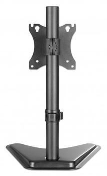 MANHATTAN MH Single Monitor Desktop Stand, Holds One 17" to 27" LED/LC (462037)