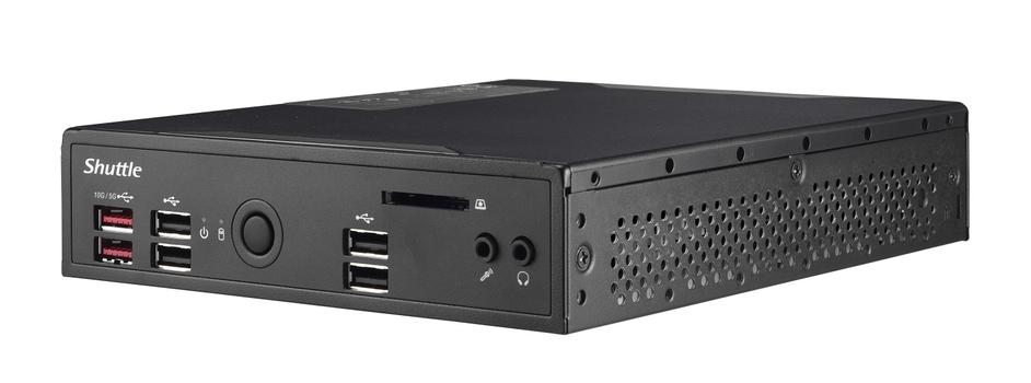 SHUTTLE XPC slim DS20U7v2 mini-PC - Intel Core i7-10510U 1.8 GHz - 0 GB - uten HDD (DS20U7V2)