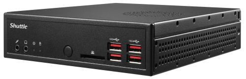 SHUTTLE Slim PC DH32U5, i5-1135G7, 4xHDMI 2.0,2x LAN, 2xCOM, VESA,  24/7 (DH32U5)