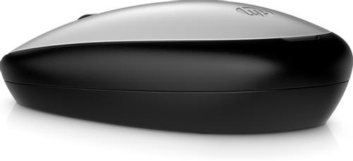 HP HP 240 Pike Silver Bluetooth Mouse, Ambidextrous,  Optisk, Bluetooth,  1600 dpi, Sølv - (Fjernlag (43N04AA#ABB)