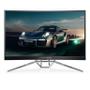 AOC Gaming PD27 - Porsche Design - AGON Series - LED monitor - gaming - curved - 27" - 2560 x 1440 QHD @ 240 Hz - VA - 550 cd/m² - 2500:1 - DisplayHDR 400 - 0.5 ms - 2xHDMI, 2xDisplayPort - speakers - b (PD27)
