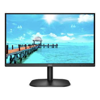 AOC C 24B2XDAM - B2 Series - LED monitor - 24" (23.8" viewable) - 1920 x 1080 Full HD (1080p) @ 75 Hz - VA - 250 cd/m² - 3000:1 - 4 ms - HDMI, DVI, VGA - speakers - black (24B2XDAM)