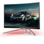 AOC Gaming PD27 - Porsche Design - AGON Series - LED monitor - gaming - curved - 27" - 2560 x 1440 QHD @ 240 Hz - VA - 550 cd/m² - 2500:1 - DisplayHDR 400 - 0.5 ms - 2xHDMI, 2xDisplayPort - speakers - b (PD27)
