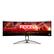 AOC Gaming AG493QCX - AGON Series - LED monitor - gaming - curved - 49" (48.8" viewable) - 3840 x 1080 DFHD @ 144 Hz - VA - 400 cd/m² - DisplayHDR 400 - 1 ms - 2xHDMI, 2xDisplayPort - speakers - black t