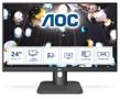 AOC 24E1Q - LED monitor - 23.8" - 1920 x 1080 Full HD (1080p) @ 60 Hz - IPS - 250 cd/m² - 1000:1 - 5 ms - HDMI, VGA, DisplayPort - speakers