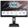 AOC C 24P1 - LED monitor - 23.8" - 1920 x 1080 Full HD (1080p) @ 60 Hz - IPS - 250 cd/m² - 1000:1 - 5 ms - HDMI, DVI, DisplayPort,  VGA - speakers (24P1)