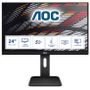 AOC 24P1 - LED monitor - 23.8" - 1920 x 1080 Full HD (1080p) @ 60 Hz - IPS - 250 cd/m² - 1000:1 - 5 ms - HDMI, DVI, DisplayPort, VGA - speakers