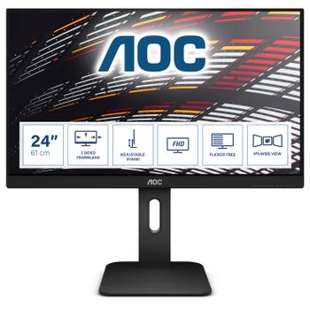 AOC P1 24 Inch 1920 x 1200 Pixels WUXGA IPS Panel HDMI DisplayPort VGA DVI Monitor (X24P1)