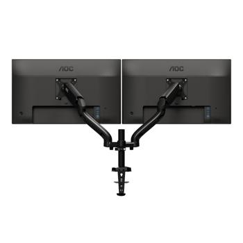 AOC Dual monitor arm clamped to desks holds (AD110D0)