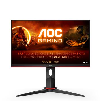 AOC Bk Led Display 60.5 Cm  (24G2ZU/BK)