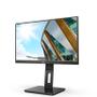 AOC 22P2Q - LED monitor - 22" (21.5" viewable) - 1920 x 1080 Full HD (1080p) @ 75 Hz - IPS - 250 cd/m² - 1000:1 - 4 ms - HDMI, DVI, 2xDisplayPort,  VGA - speakers - black (22P2Q)