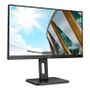 AOC C 24P2Q - LED monitor - 24" (23.8" viewable) - 1920 x 1080 Full HD (1080p) @ 75 Hz - IPS - 250 cd/m² - 1000:1 - 4 ms - HDMI, DVI, DisplayPort,  VGA - speakers - black (24P2Q)