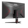 AOC Gaming C24G2AE/ BK - LED monitor - gaming - curved - 24" (23.6" viewable) - 1920 x 1080 Full HD (1080p) @ 165 Hz - VA - 250 cd/m² - 3000:1 - 1 ms - 2xHDMI, 2xDisplayPort,  VGA - speakers - black, red (C24G2AE/BK)