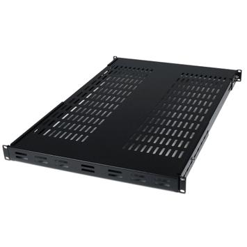 StarTech 1U Adjustable Vented Server Rack Mount Shelf - 175lbs - 19.5 to 38in Deep Universal Tray for 19" AV/ Network Equipment Rack (ADJSHELF) rack-hylle - 1U (ADJSHELF)