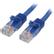 STARTECH 1M CAT 5E BLUE SNAGLESS ETHERNET RJ45 CABLE MALE TO MALE CABL