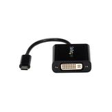 StarTech USB C to DVI Adapter - Black - 1920x1200 - USB Type C Video Converter for Your DVI D Display / Monitor / Projector (CDP2DVI) - video- / USB-adapter - 24 pin USB-C til DVI-I (CDP2DVI)