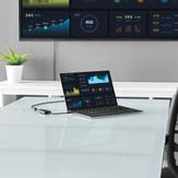 StarTech USB-C to VGA Adapter - Black - 1080p - Video Converter For Your MacBook Pro - USB C to VGA Display Dongle (CDP2VGA) - USB/ VGA-adapter - 24 pin USB-C til HD-15 (VGA) - 18 cm (CDP2VGA)