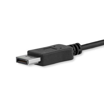 StarTech USB C to DisplayPort Cable - 3.3ft / 1m - Display Cable for USB Type C MacBook and DP Monitor - 4K 60Hz Video (CDP2DPMM1MB) - Ekstern videoadapter - STM32F072CBU6 - USB-C - DisplayPort - svart (CDP2DPMM1MB)