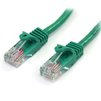 STARTECH 3M CAT 5E GREEN SNAGLESS ETHERNET RJ45 CABLE MALE TO MALE CABL (45PAT3MGN)