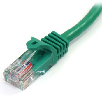 STARTECH 3M CAT 5E GREEN SNAGLESS ETHERNET RJ45 CABLE MALE TO MALE CABL (45PAT3MGN)
