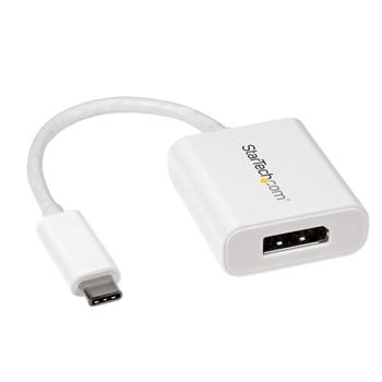 STARTECH USB-C to DisplayPort Adapter - 4K 60Hz - White (CDP2DPW)